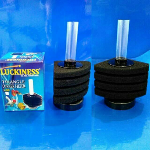 Filter penyaring Bio foam mini filter LUCKINESS CORNER FILTER  L 88