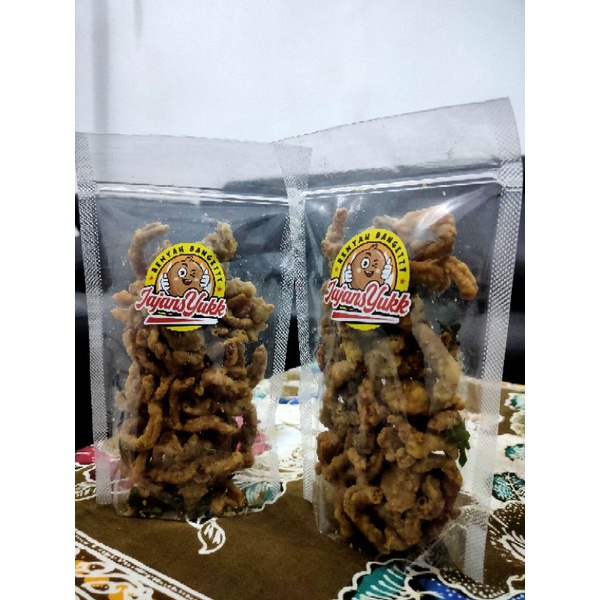 

usus original/usus daun jeruk/usus crispy/100gr