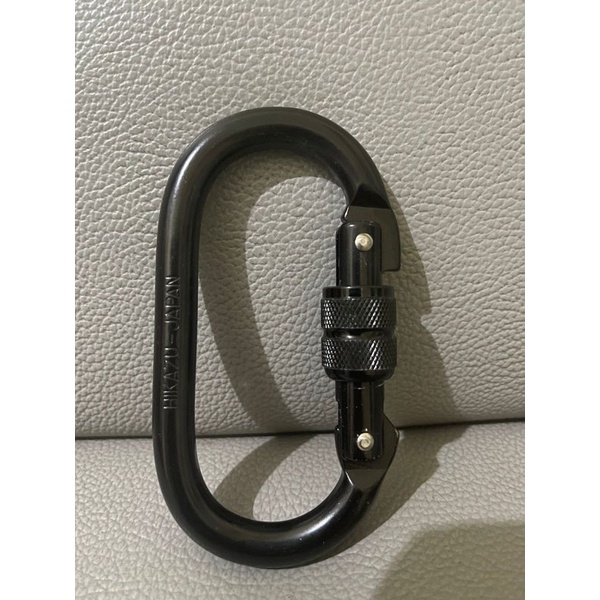 HIKAZU JAPAN CARABINEL KARABINER CARABINER PRO OVAL SCREW BAJA GALVANIS 25KN