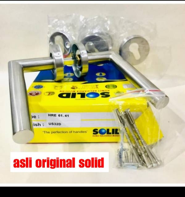 HRE 61.44 SOLID HANDLE PISAH SOLID ROSETE SOLID 61.44 ASLI SUS 304 SUPER PROMO