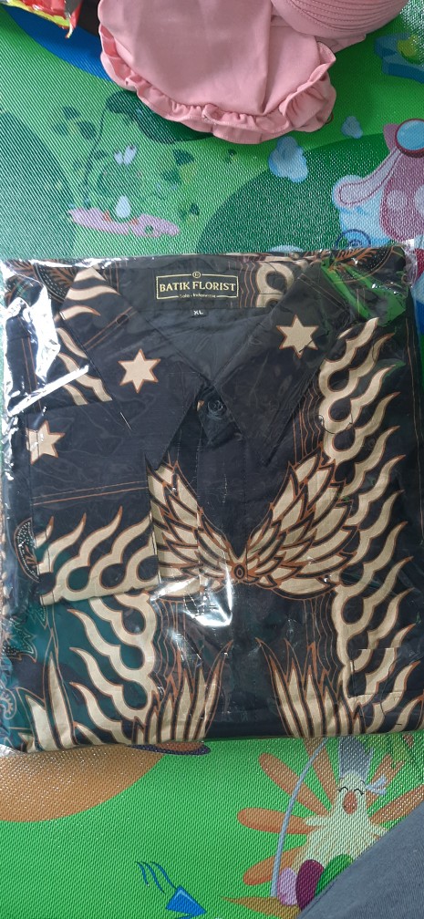 Batik Solo Wirabumi Sogan Panjang Kemeja Pria Slimfit Katun Primisima Full Furing