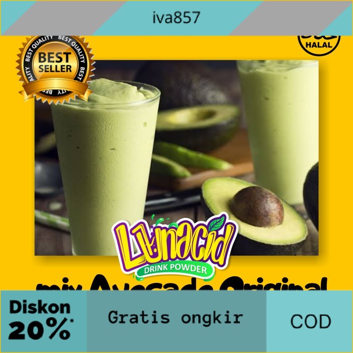 

PROMO Powder/bubuk minuman rasa alpukat/avocado 1 Kg GRATIS ONGKIR