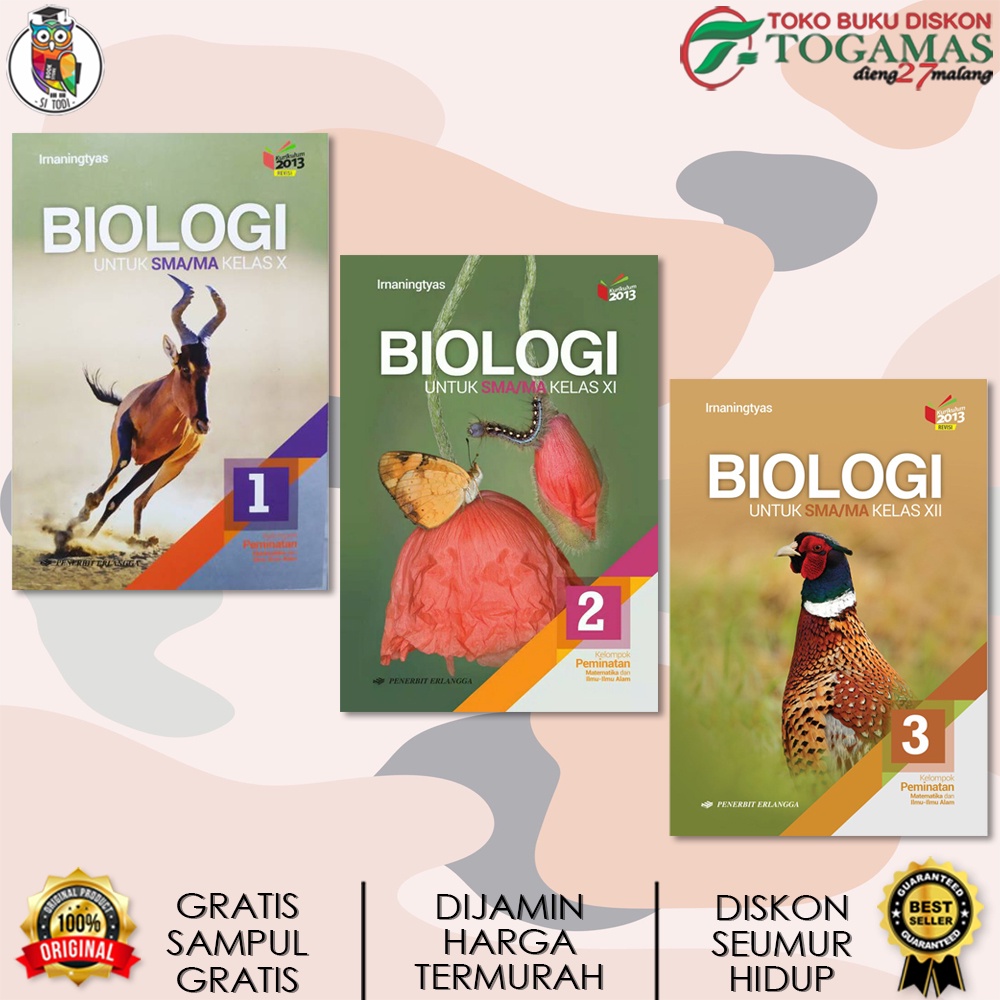 BIOLOGI SMA 10 11 12 PEMINATAN K13 NEW REVISI / IRNANINGTYAS