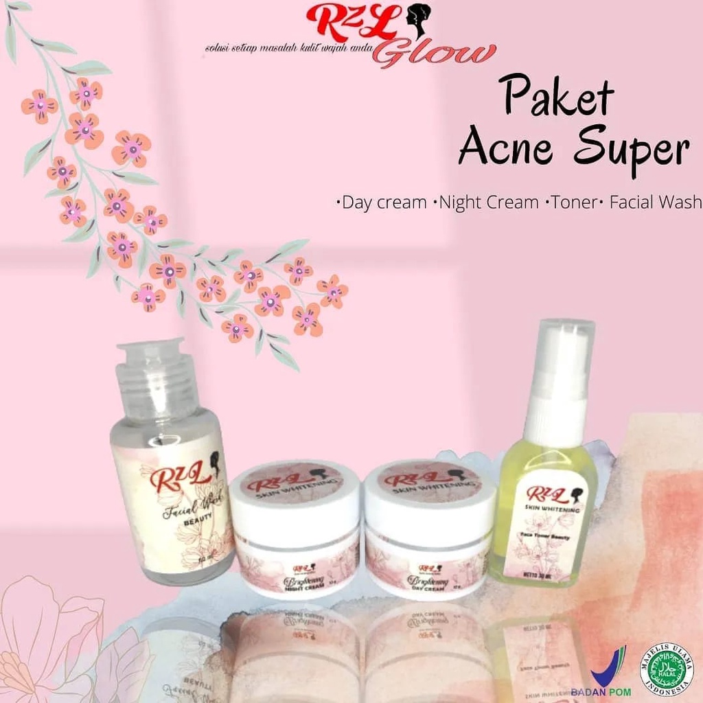 RZL glow skincare BPOM aman untuk bumil dan busui