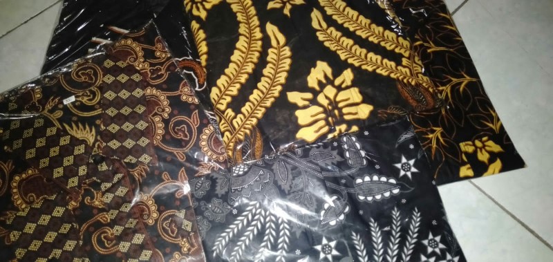 Bswart Batik Hrb026 Kenongo Hem Pendek Padi Pekalongan M L Xl Batik