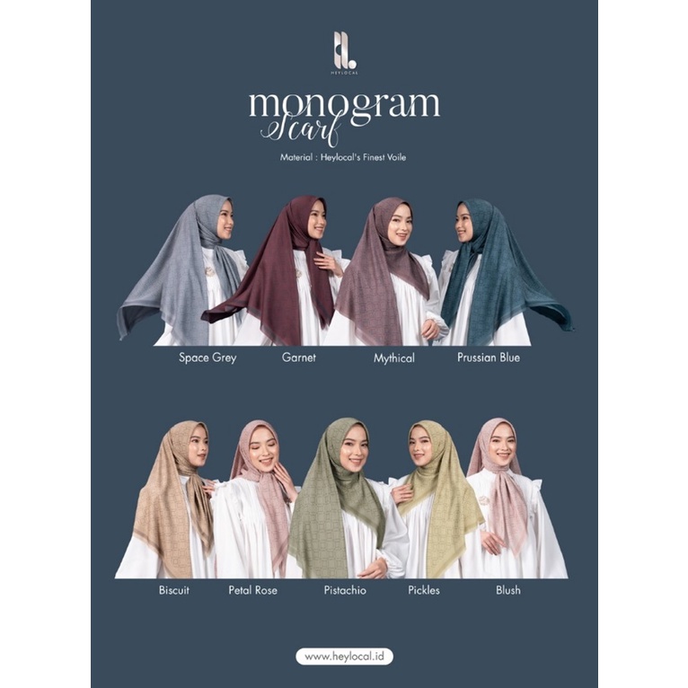 Heylocal - Monogram Scarf