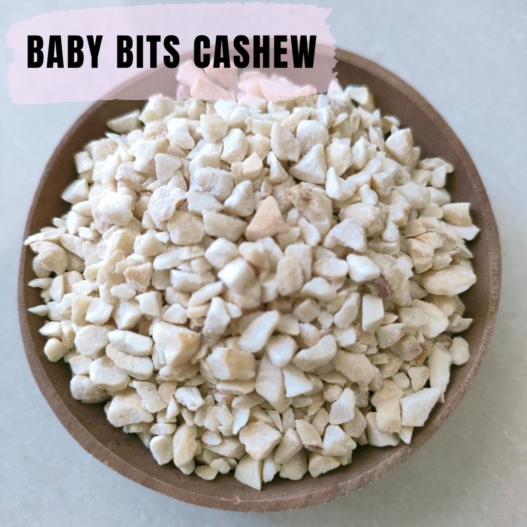 

Mente Organik Cincang 100g ( Baby Bits Cashew / Small Pieces Cashew )