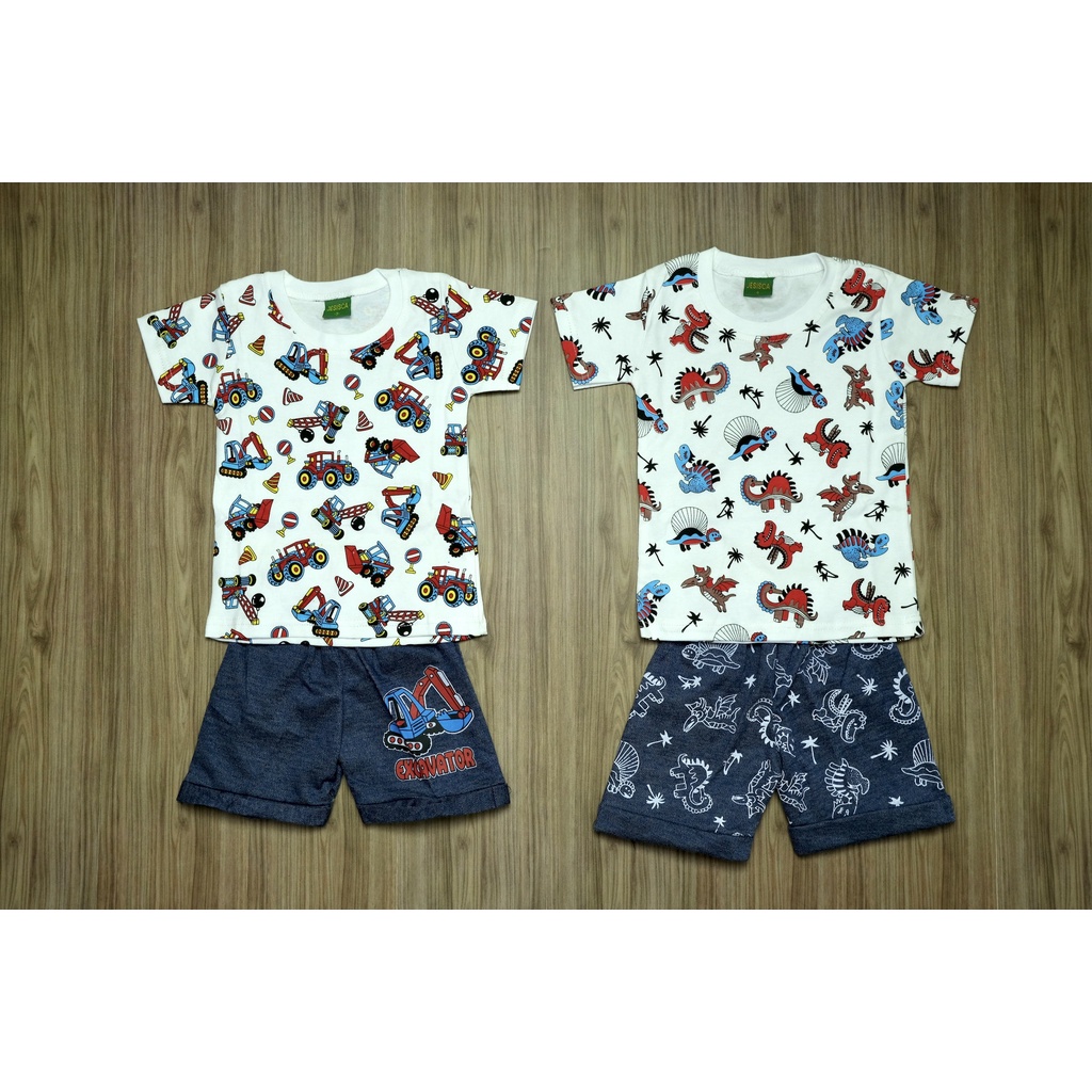 STELAN BAJU BAYI LAKI-LAKI / CEWEK SERAGAM (SET BAJU BABY BOY / GIRL) 0-6 BULAN / 6-12 BULAN / 1-4 T