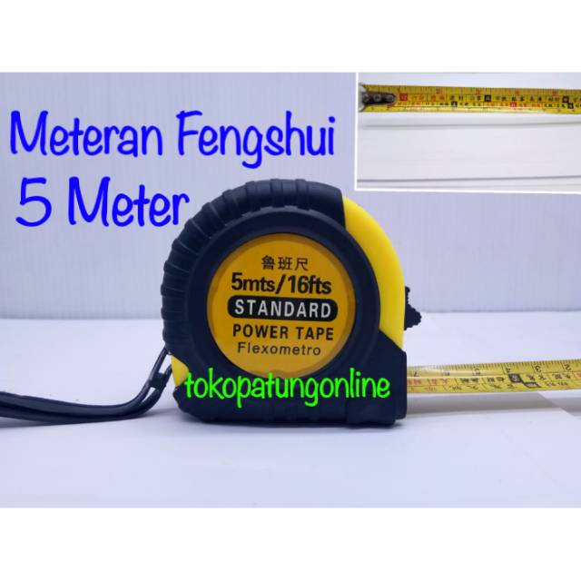 Meteran Fengshui China Cina 5 Meter