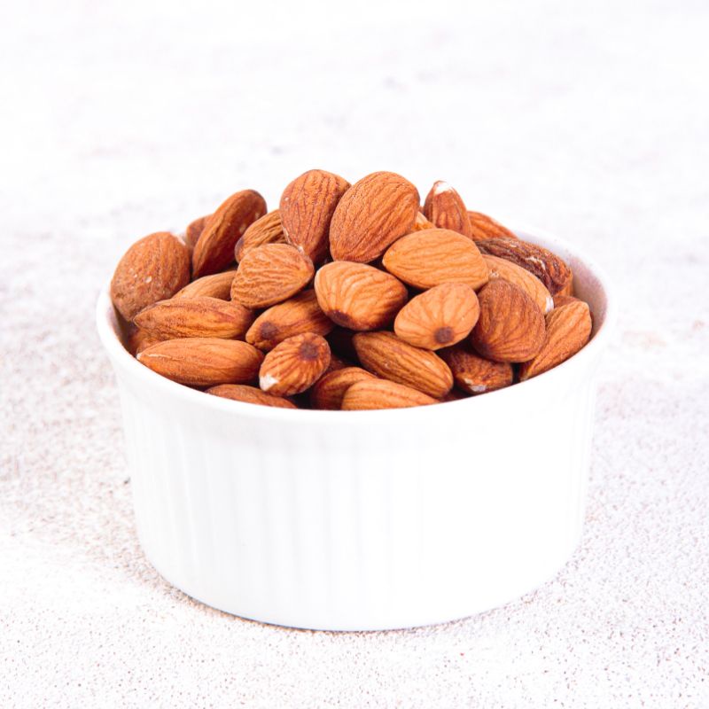 Almond Utuh Mentah 500 gr whole nuts kacang Natural Premium Alami Healthy Nuts Superfood