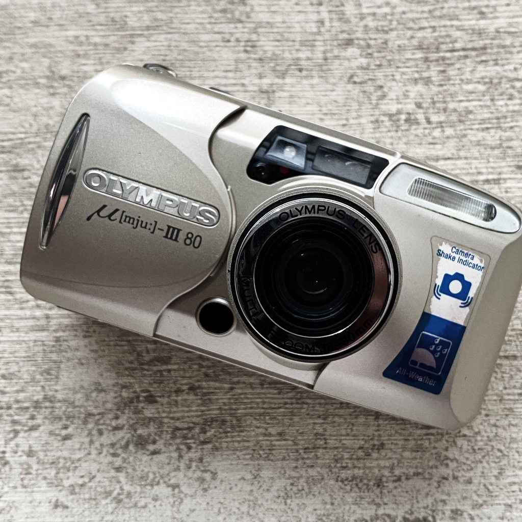 OLYMPUS MJU III 80 - KAMERA ANALOG REUSABLE MURAH 35MM-2