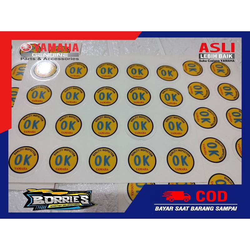 STIKER OK YAMAHA RX KING TERLARIS Bahan Lokal