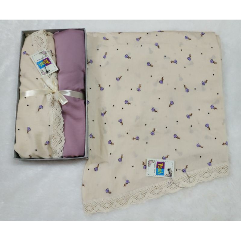 mukena poeti silk premium motif