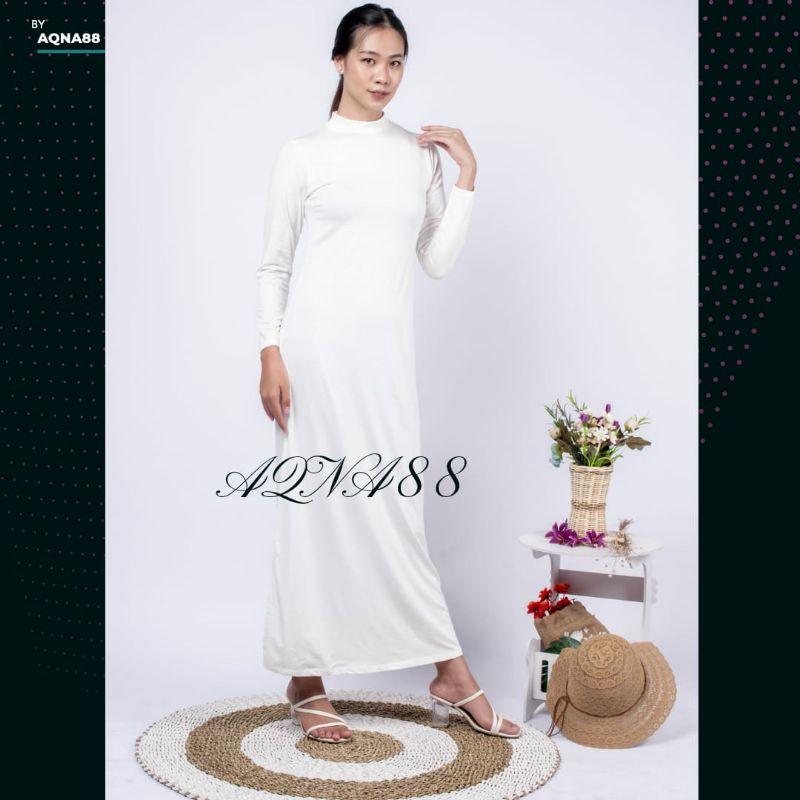 Daleman Gamis | Inner Gamis Lengan Panjang | Dalaman Gamis