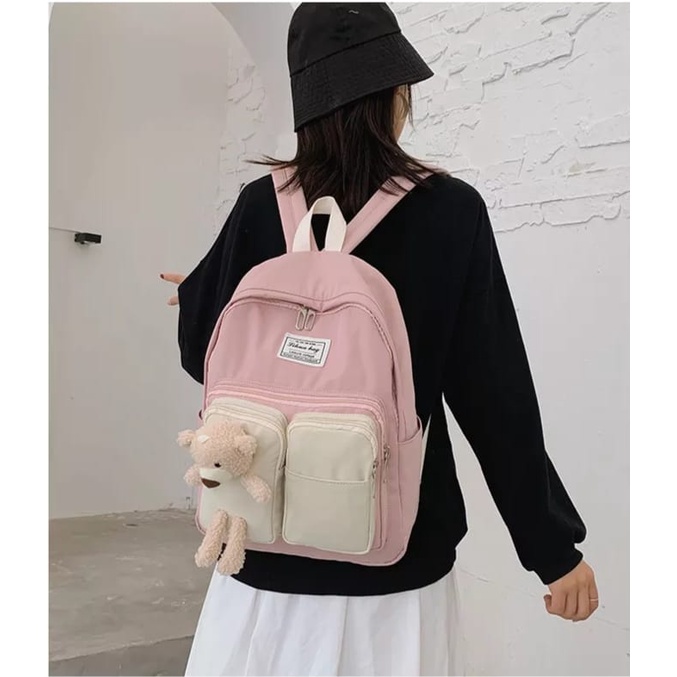 [COD] Tas Ransel Anak Perempuan Sekolah Korean Style Lucu Terbaru 2022 Ransel Punggung Anak Remaja SD SMP Elegan Lucu Termurah