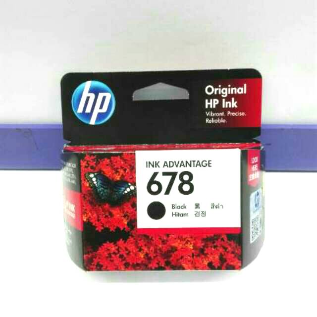 Tinta Printer HP 678 Black ORIGINAL Ink cartridge