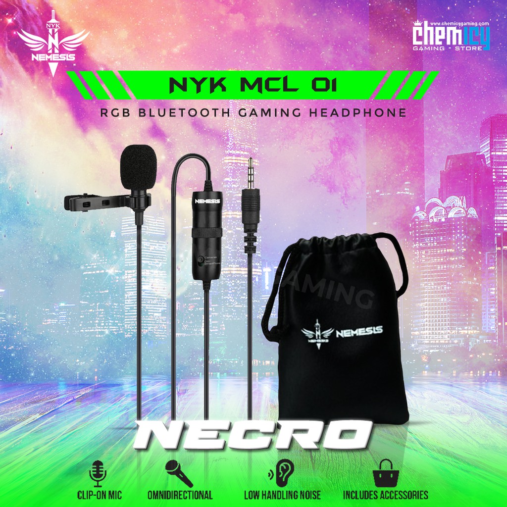 NYK MCL-01 Necro Clip On Microphone