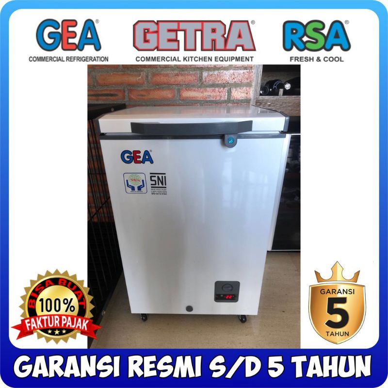 KULKAS BOX CHEST FREEZER GEA AB 108 100 LITER