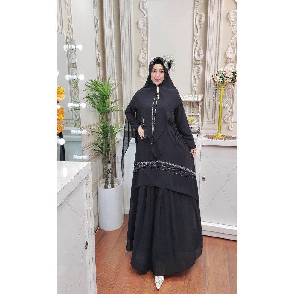 Farghani Series By Al Gibran ORI Hijab Gamis Syari Kekinian BestSeller Terlaris Termurah Original Sy