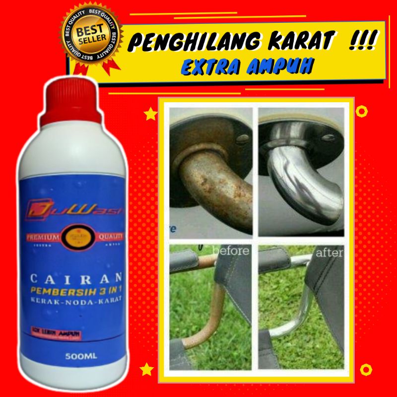 RUST REMOVER PENGHILANG KARAT BESI MOTOR PEMBERSIH KARAT STAINLESS STEEL PENGHILANG KERAK PANCI NODA