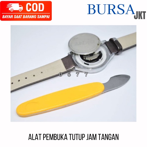 PEMBUKA CONGKEL TUTUP JAM BELAKANG BACK CASE WATCH OPENER GANTI BATERAI PISAU