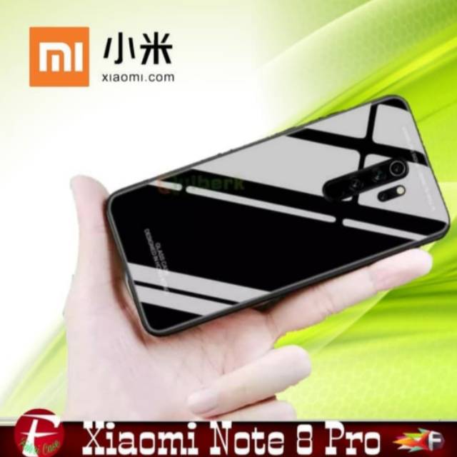Xiaomi Redmi Note 8/Redmi Note 8 Pro Glass Case Hard Case Premium