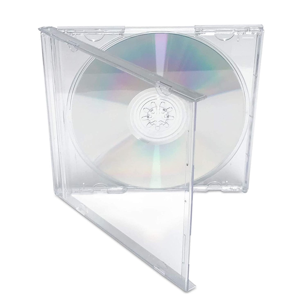 Slim Case cd CDR DVD Slim Case 5.2MM Clear 10 pcs - 48907