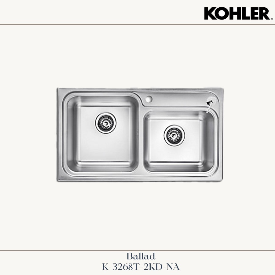 KItchen Sink KOHLER K-3268T-2KD-NA BALLAD