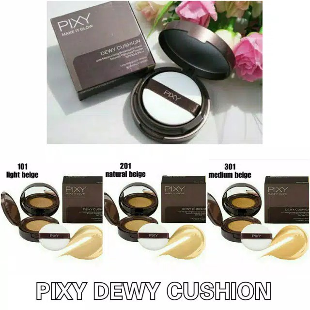 ❣️Rakkistore99❣️Pixy Make It Glow Dewy Cushion 15g FULL / REFILL (100% Original)