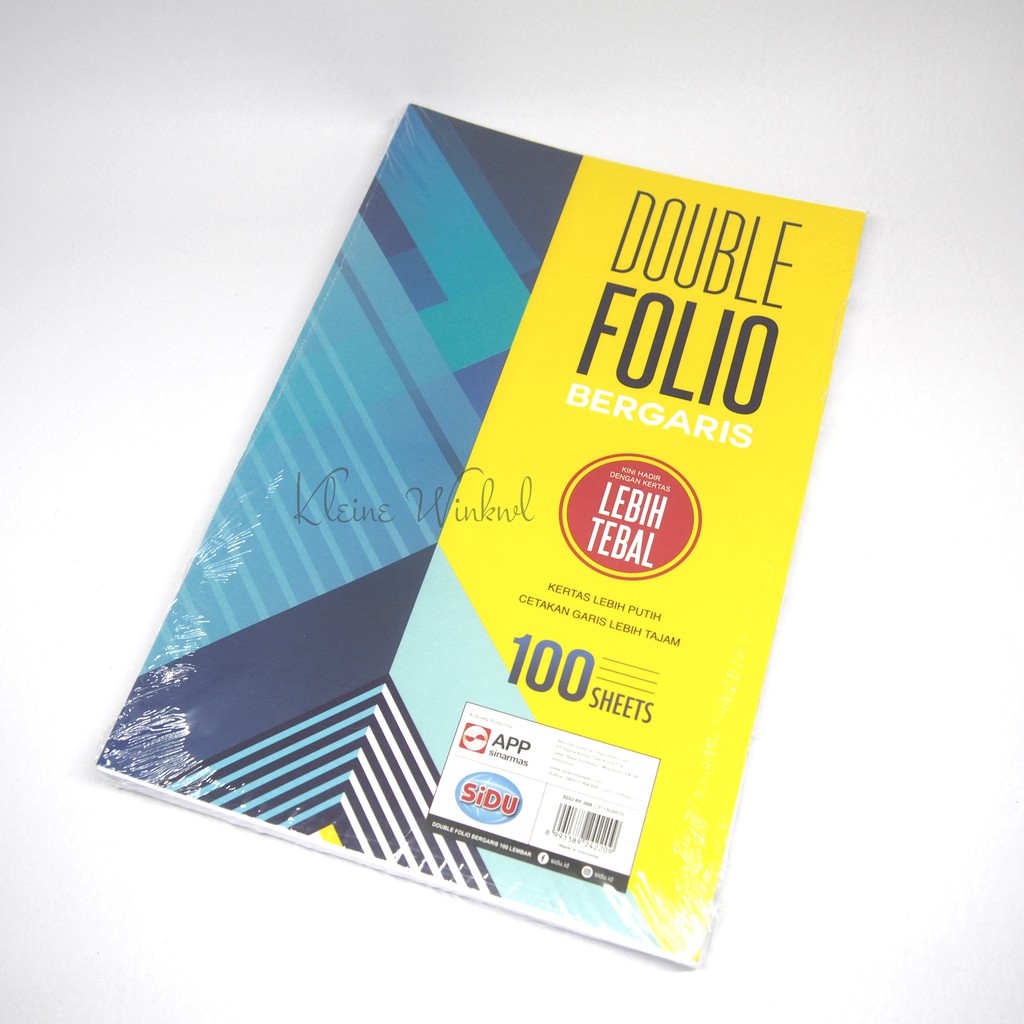 

Double Folio Bergaris SIDU 100 lembar