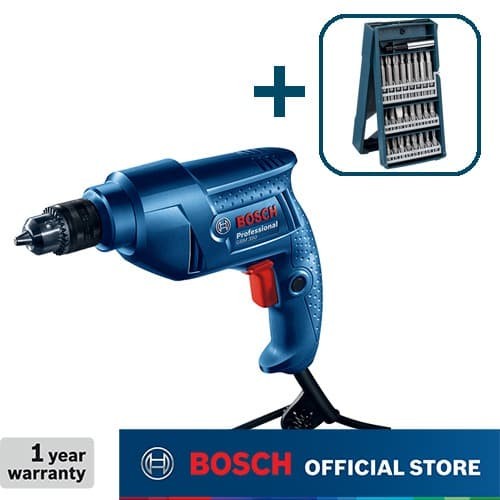 Bosch Bor Tangan Listrik Dengan Mata Obeng 25Pcs Mini X-Line Gbm 350