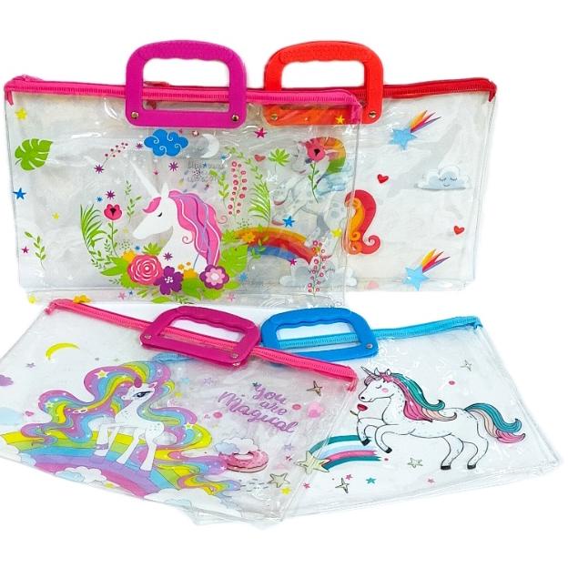 

Serbuuu Map File Folder Zipper Karakter Unicorn/MSP-F2-3/1 Pcs 3KD,,,
