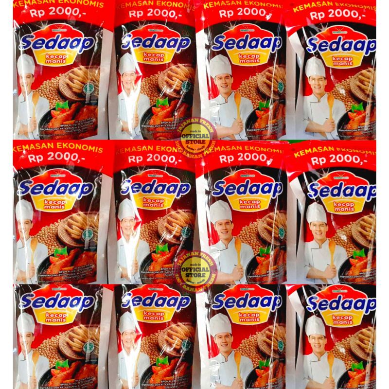 

Sedaap Kecap Manis Kedelai Pilihan Kemasan Pouch 63ml