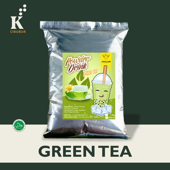 

[ COD ] rasa Green tea matcha Bubuk minuman / bubble powder drink Javaland 1kg HEMAT Kode 809