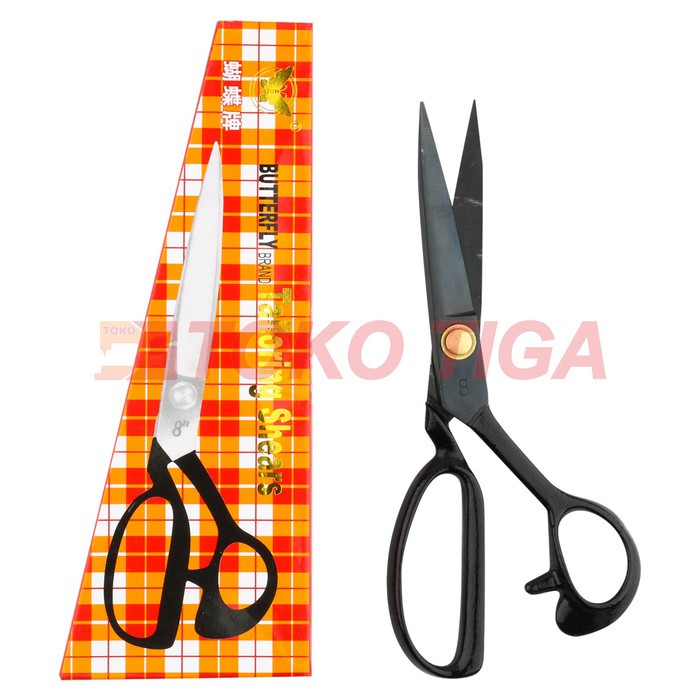 

Gunting Potong Bahan Kain Butterfly 8" / Gunting Tailor Ukuran 8