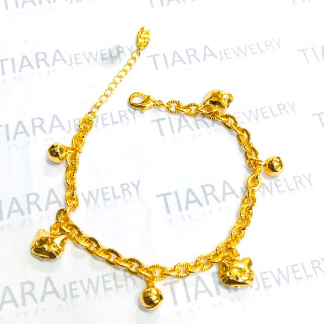 New Item! Gelang tangan wanita jurai jurai lapis emas 02 Baru!