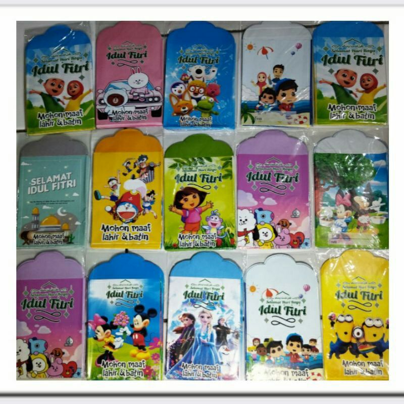 

AMPLOP LEBARAN KARAKTER MIX CAMPUR