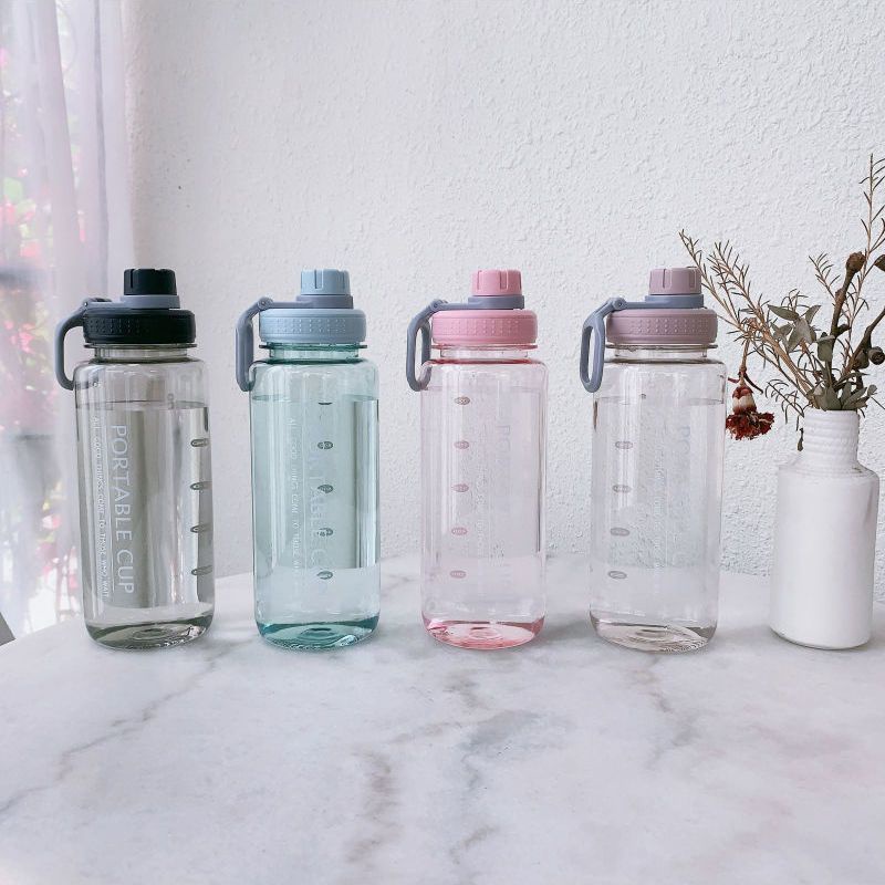 Botol Minum Bening Ekslusif Portable Cup 1000ml BPA FREE