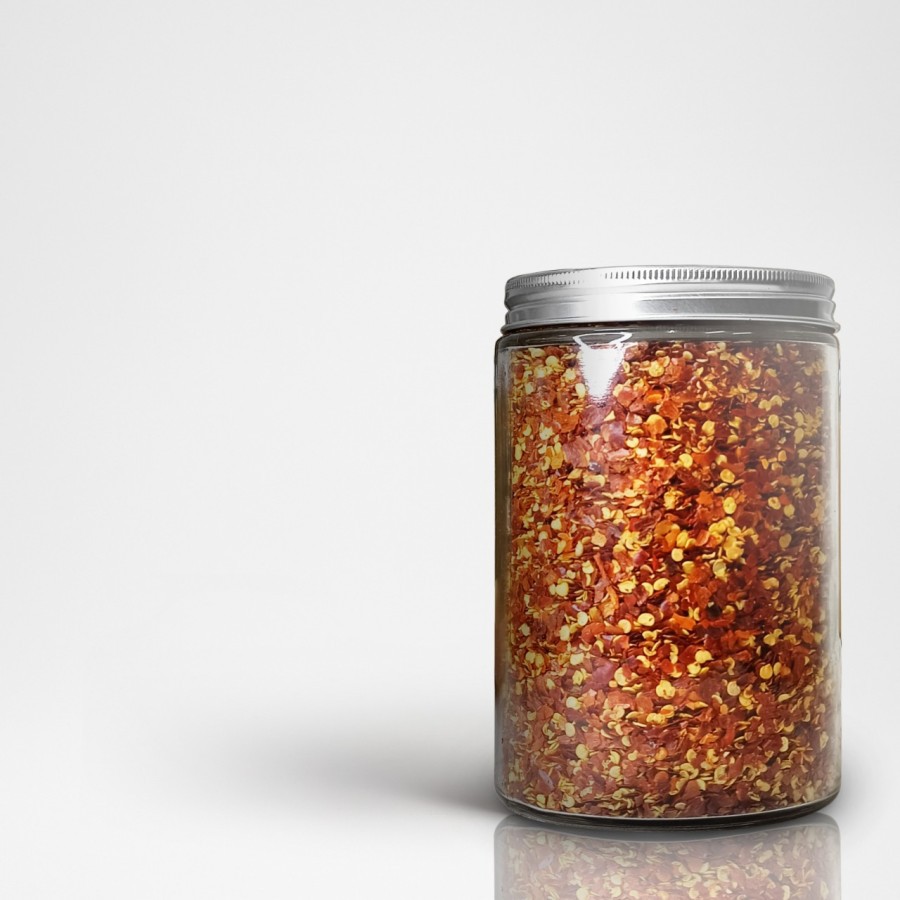 

Chilli Crushed | Rempah Cabai Tumbuk [ Glass Jar Packaging ] | 300gr