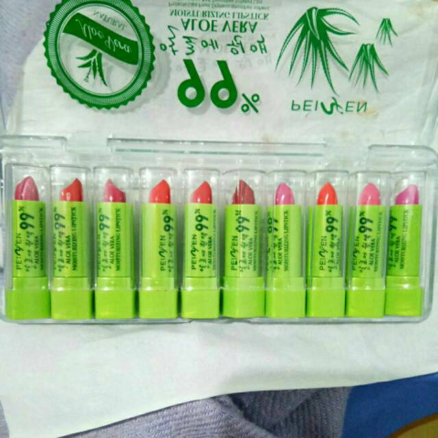 Lipstik peiyen Aloe vera lipstik 10warna