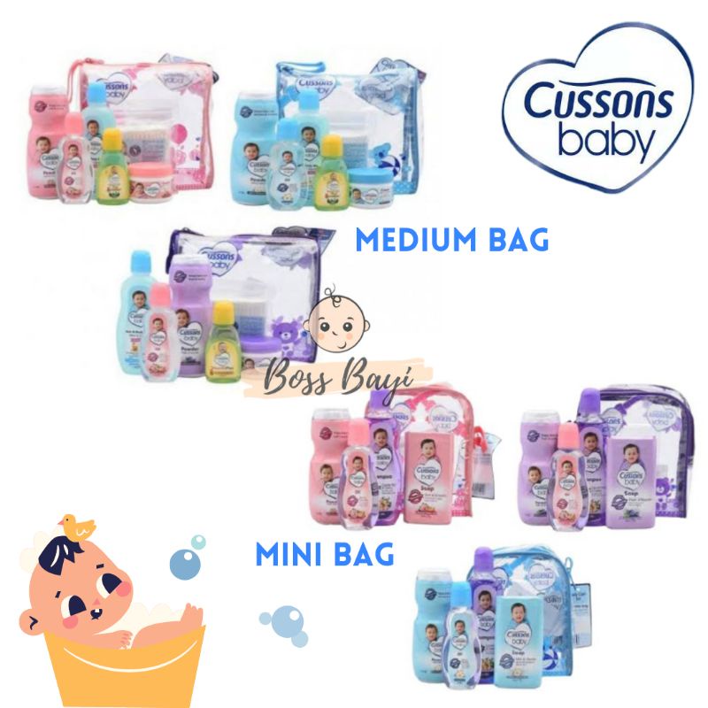 Cussons Baby  Essential Value Pack Travel /Daily/Basic/Complete | Mini / Medium Gift Set