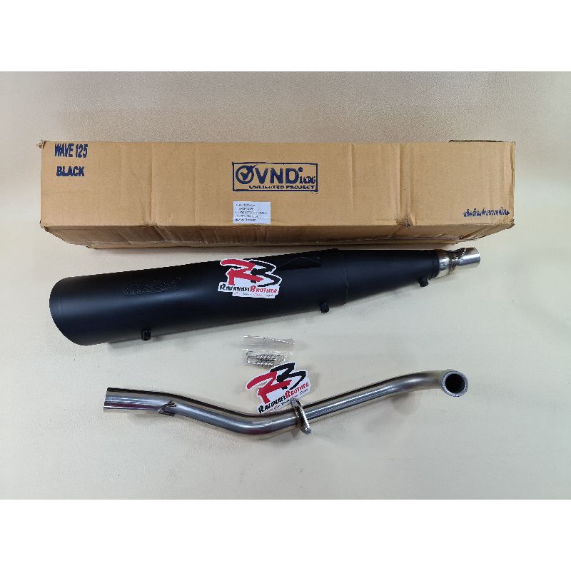 Knalpot Muffler Tsukigi VND Standar Racing Wave125 Supra125 Karisma Kharisma