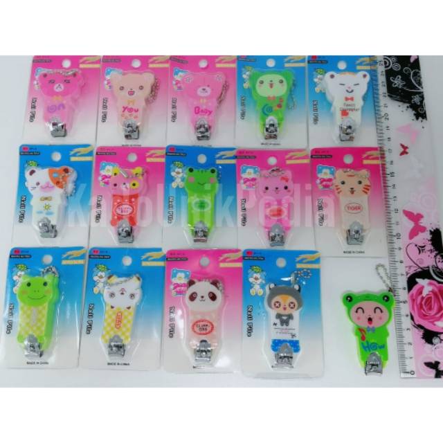 KUP - COD MURAH KUP - GUNTING KUKU KARAKTER - NAIL CLIPPER MANICURE CHARACTER - RANDOM MOTIF &amp; WARNA