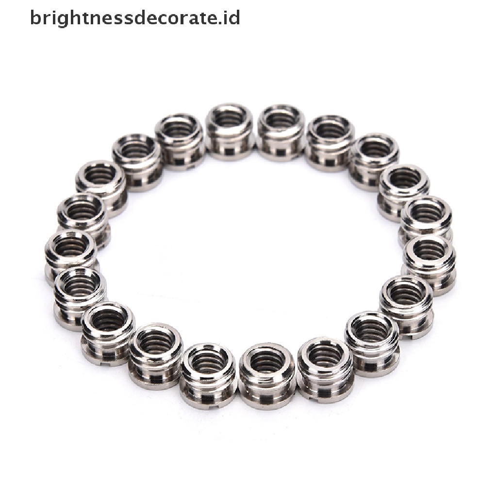 1 Pak (10Pcs) Sr10 3 / 8 &quot;- 16-1 / 4&quot; - 20 &quot;Adapter Konverter Sekrup Bushing