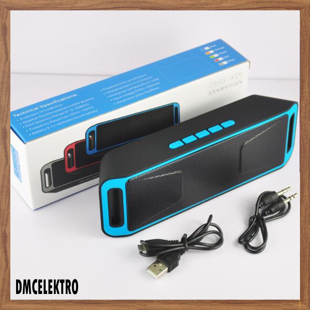 Speaker mega bass A2DP stereo / Speaker bluetooth & mode AUX