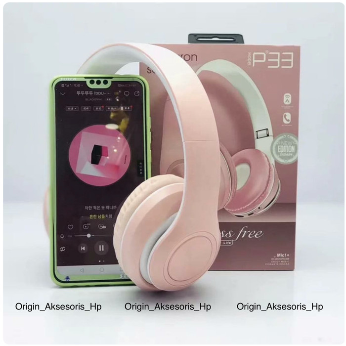 Headphone Bluetooth Bando inpods Macaron P33 / Headset Inpods Macaron SC