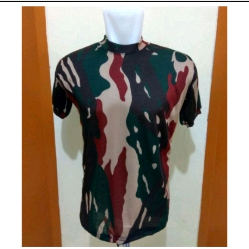 Kaos oblong loreng auri/kaos loreng kopassus/kaos loreng lebanon