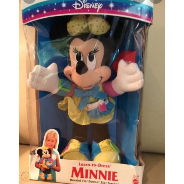 BONEKA MINNIE MOUSE DISNEY VINTAGE 1992 MATTEL PRELOVED