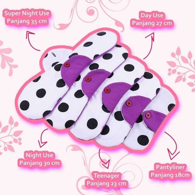 Pembalut Kain cuci ulang Yuspin Day Use