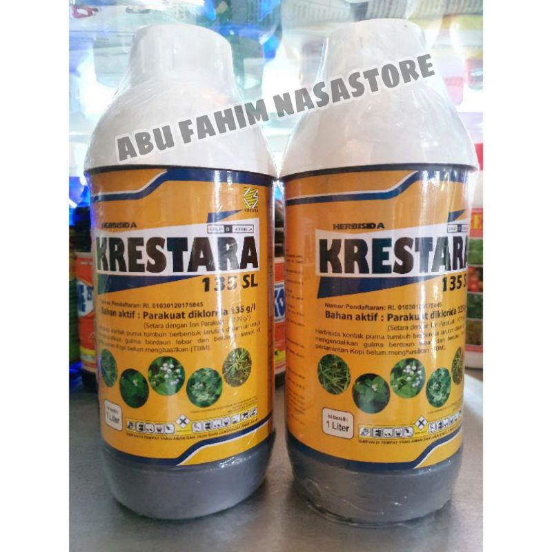 KRESTARA 135 SL 1 LITER  RACUN RUMPUT KONTAK / HERBISIDA KRESTARA 135 SL